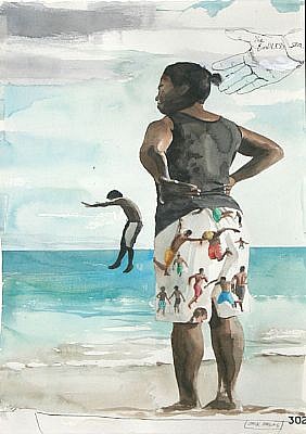 JACK BALAS, THE ENDLESS SEA
watercolor