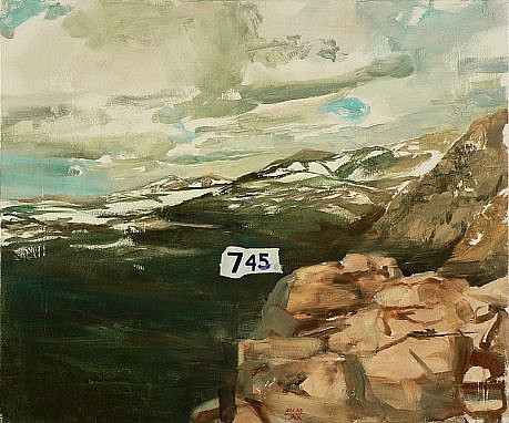 JACK BALAS, UNTITLED (LANDSCAPE #745)
oil on canvas over panel