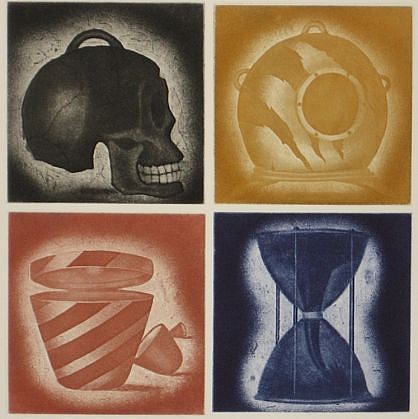 RON FUNDINGSLAND, FIRST THINGS
aquatint and etching