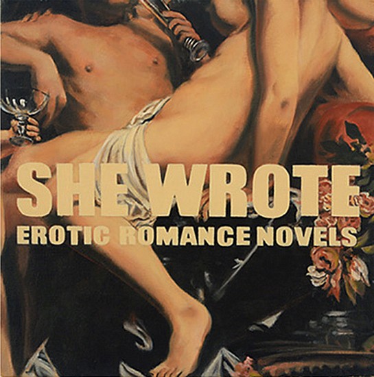 JERRY KUNKEL, SHE WROTE EROTIC ROMANCES
oil on canvas