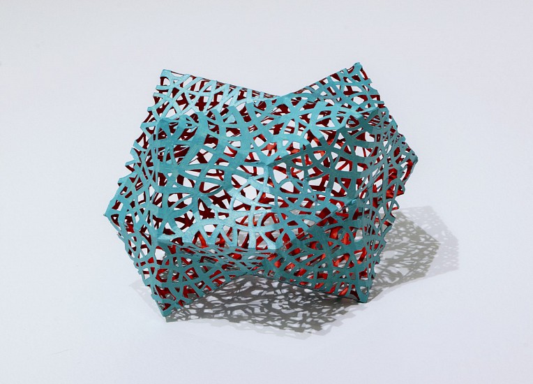 LINDA FLEMING, TURQUOISE CRYSTAL
hand-cut paper board