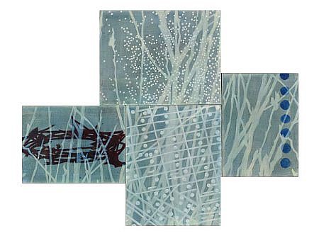 TRINE BUMILLER, THRUM
oil on canvas