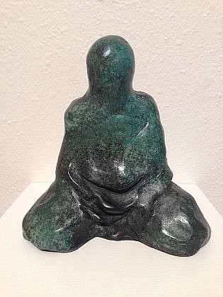 DAVID KIMBALL ANDERSON, BUDDHA
cast bronze with patina