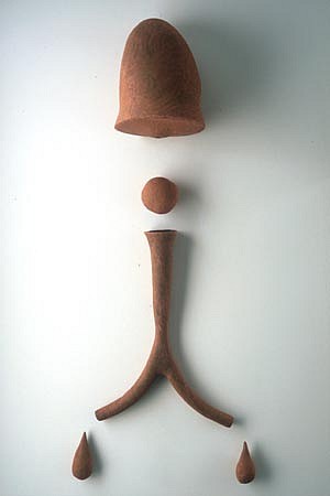 SCOTT CHAMBERLIN, flussh
ceramic sculpture