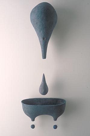 SCOTT CHAMBERLIN, swirten
ceramic sculpture