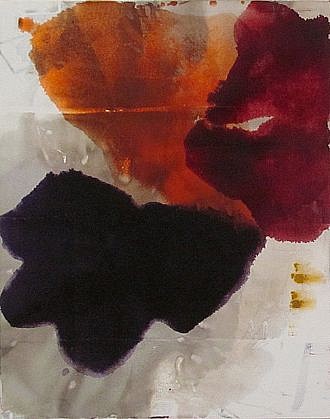 DIRK DE BRUYCKER, ECLIPSED I
asphalt, cobalt drier, gesso and oil on canvas