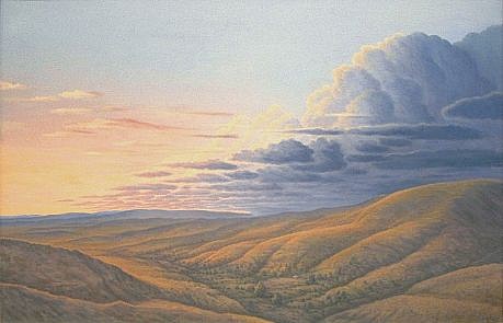BRUCE LOWNEY, DOWN IN THE VALLEY
oil on canvas