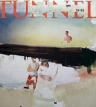 JACK BALAS, TUNNEL 34-93
OIL AND ENAMEL ON CANVAS