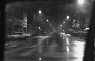 CHUCK FORSMAN, Street Lights, Loveland, Colorado
black & white photograph