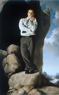WES HEMPEL, Study for The Source
oil on canvas