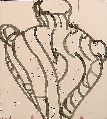 GARY KOMARIN, VESSEL 2000
acrylic on paper