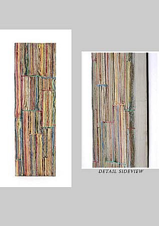 TERRY MAKER, SHORT STRIPES
mixed media