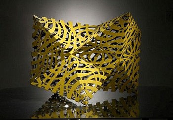 FLEMMING meteoritemustardandstainless 19x26x23 LG