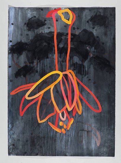 ANA MARIA HERNANDO, NUESTRA CANCIóN ANARANJADA (OUR ORANGE SONG)
acrylic and acrylic ink on paper
