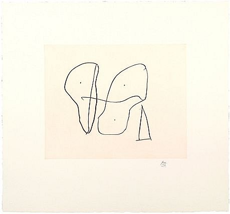 ROBERT MOTHERWELL, MAY LINEN SUITE #5
etching on Twinrocker May Linen paper
