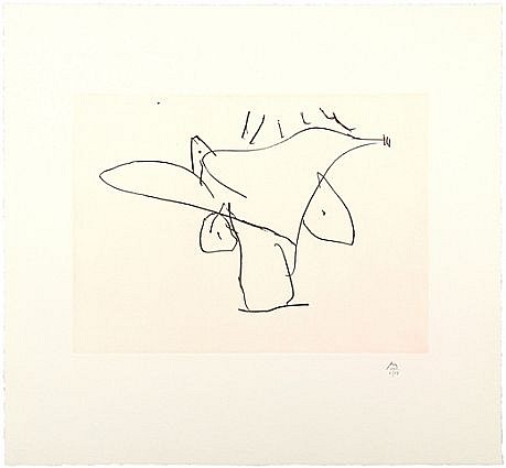 ROBERT MOTHERWELL, MAY LINEN SUITE #6
etching on Twinrocker May Linen paper
