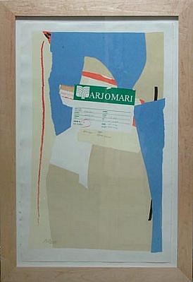 ROBERT MOTHERWELL, America-La France Variation II, AP IV/XVIII
lithograph/FRD