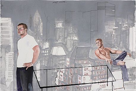 JACK BALAS, NIGHT WATCH
watercolor