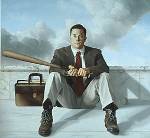 WES HEMPEL, HERO COMPLEX
oil on canvas