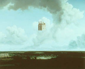 WES HEMPEL, THE MENDING HALL
oil on canvas