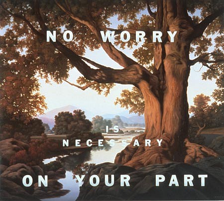 WES HEMPEL, No Worry Is Necessary On Your Part
oil on canvas