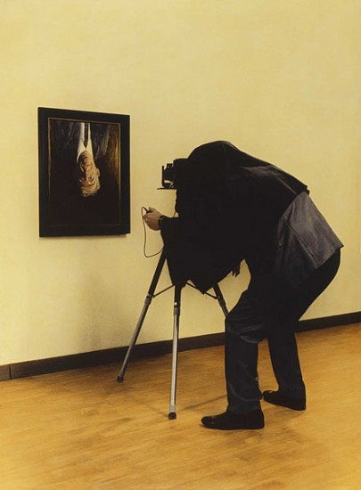 TEUN HOCKS, UNTITLED (SELF-PORTRAIT)
oil on toned gelatin silver print