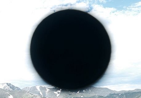 NOAH MANOS, "BURNED VOIDS" 7 1/5
C-print
