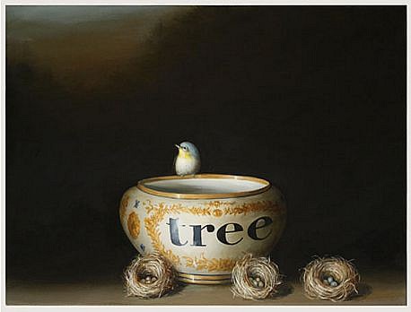 DAVID KROLL, TREE VASE
oil on linen