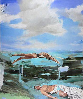 JACK BALAS, SLIP
oil on canvas