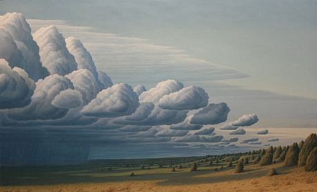 BRUCE LOWNEY, AN APPROACHING STORM
oil on canvas