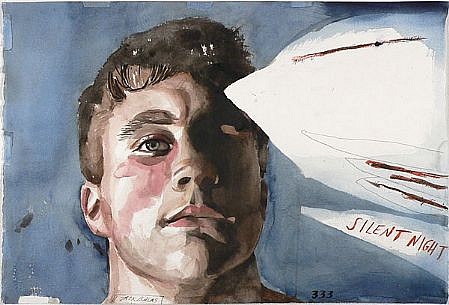 JACK BALAS, SILENT NIGHT
watercolor