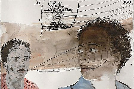 JACK BALAS, (M)ORAL TRADITION
watercolor
