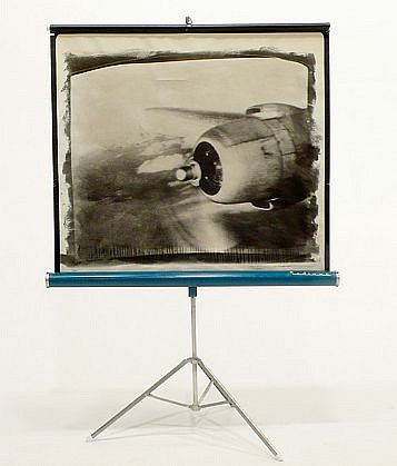 GARY EMRICH, OCTOBER 1960 OVER MT. HOOD
liquid photo emulsion on projection screen