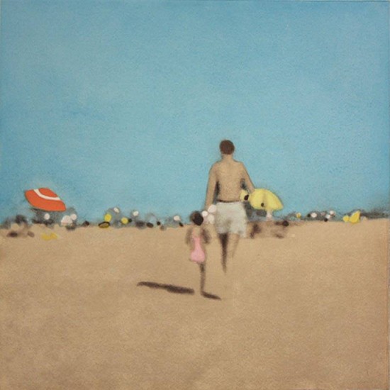 ISCA GREENFIELD-SANDERS, A WALK WITH DADDY HP2 Ed. 50
direct to plate photogravure and aquatint