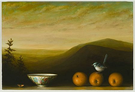 DAVID KROLL, ORANGES AND BOWL
oil on linen