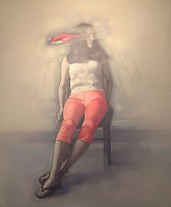LIU HONG, FISH WITH LOST MEMORY
oil on canvas