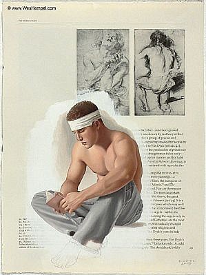WES HEMPEL, VAN DYCK SERIES, PAGE 29
oil on paper