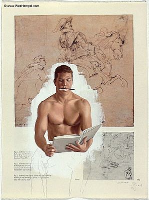 WES HEMPEL, VAN DYCK SERIES, PAGE 189
oil on paper