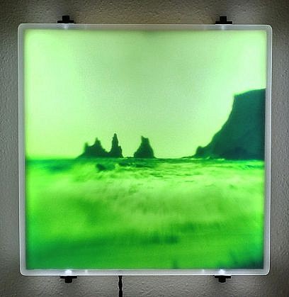 DAVID ZIMMER, UNTITLED 3 ("VAPOR")
photographic light panel