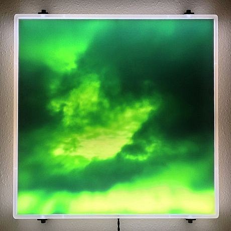DAVID ZIMMER, UNTITLED 1 ("VAPOR")
photographic light panel