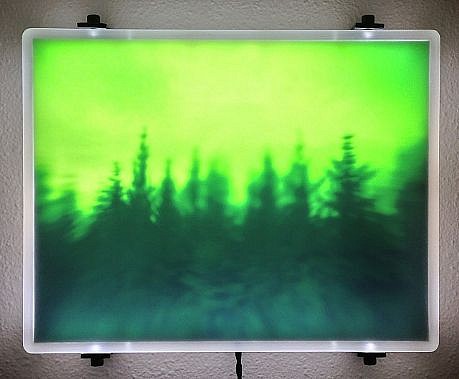 DAVID ZIMMER, UNTITLED 6 ("VAPOR")
photographic light panel