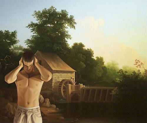 WES HEMPEL, MUSE
oil on canvas