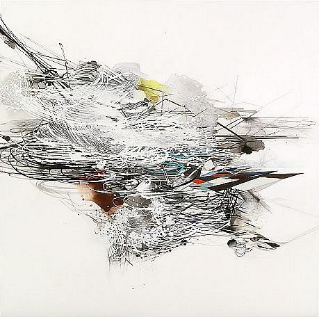 REED DANZIGER, A SINGLE COLLAPSE
watercolor, gouache, ink and graphite on paper