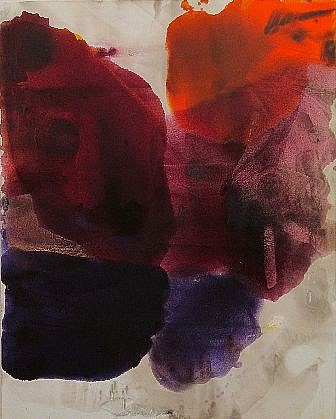 DIRK DE BRUYCKER, RETREAT
asphalt, cobalt drier, gesso and oil on canvas