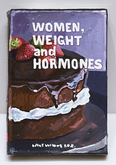 JEAN LOWE, WOMEN, WEIGHT AND HORMONES
enamel on papier mache