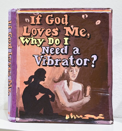 JEAN LOWE, VIBRATOR
enamel on papier mache