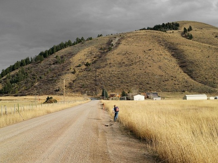 LUCAS FOGLIA, FRONTCOUNTRY ALEX RUNNING HOME FROM SCHOOL, AFTON, WYOMING Ed.8
digital C-print on Fuji Crystal Archive paper
