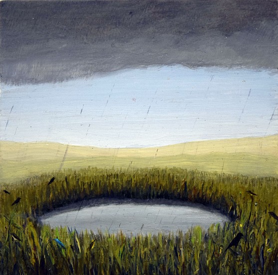 JIM CURSLEY, RAIN
oil on panel