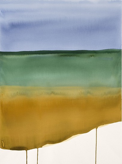 NIKKI LINDT, MELTING LANDSCAPES #15
watercolor on paper