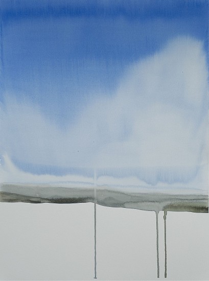 NIKKI LINDT, SOLASTALGIA MELTING LANDSCAPES #1
watercolor on paper